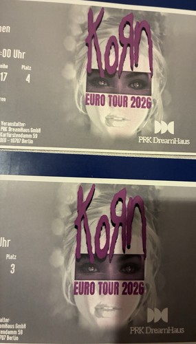Korn tickets - korn,