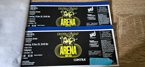 Tokio hotel arena tour - arena, 2026: