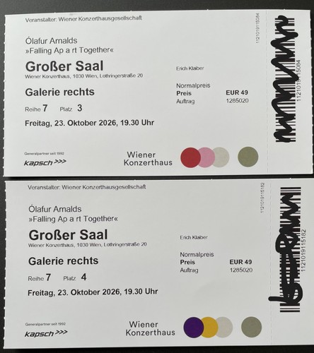 Tickets olafur arnalds in - tickets,
