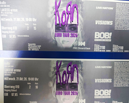 Korn euro tour 2026 - euro,