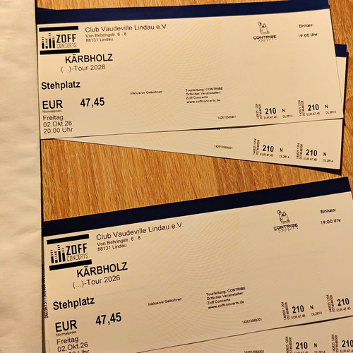 Kärbholz tour 2026 - tour, –