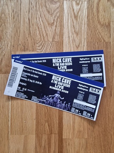 Tickets nick cave dresden - tickets,