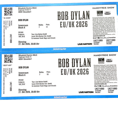 Bob dylan live - live, düsseldorf