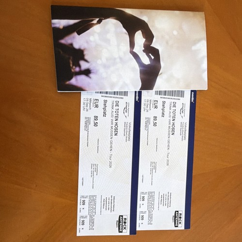 Die toten hosen tickets - die, 2