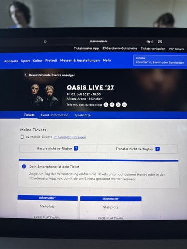 Oasis live tickets - live,