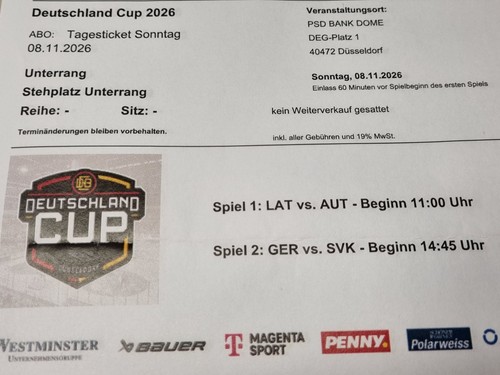 Tagestickets für - 2,