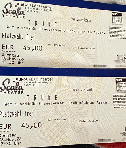 Tickets trude comedy - tickets,