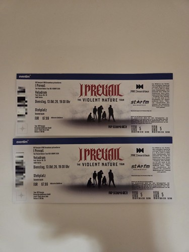Prevail tickets berlin - tickets,,