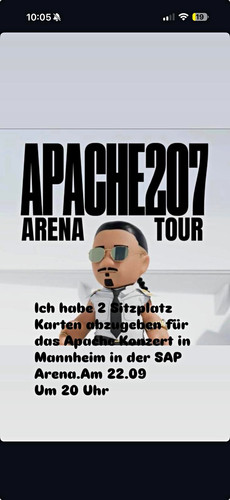 Apache 207 arena tour 2 - apache,