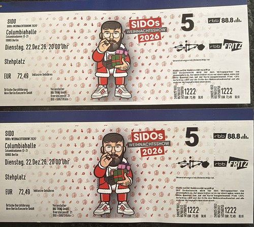 Tickets sidos weihnachtsshow - 2,