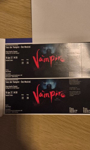 Musical tickets tanz der - tanz,