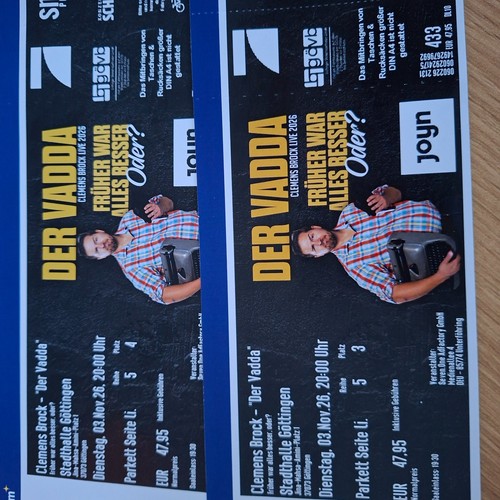 Tickets von der - von,