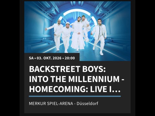 Stehplatz tickets backstreet - 2,