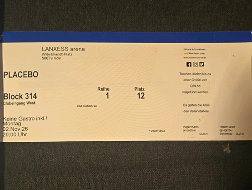 Placebo 30th anniversary tour - placebo,