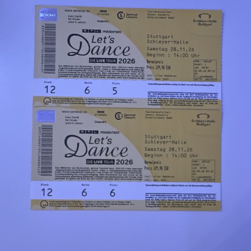 Tickets let dance - dance, live
