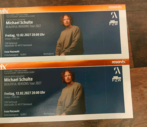 Michael schulte tickets - schulte,