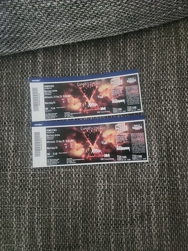 Evanescence konzert tickets - evanescence,