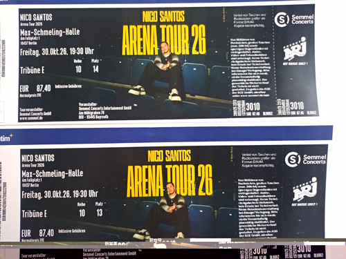 Nico santos tickets arena - 2,
