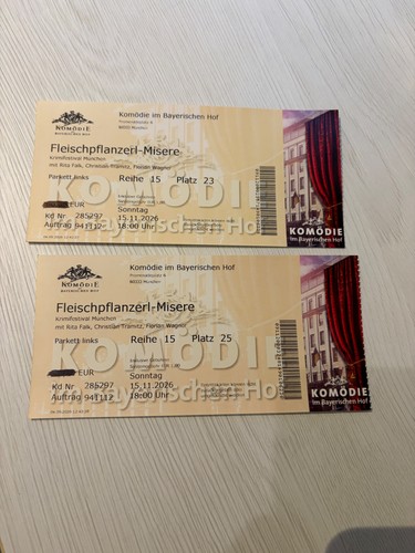 Tickets für komödie - 2, im