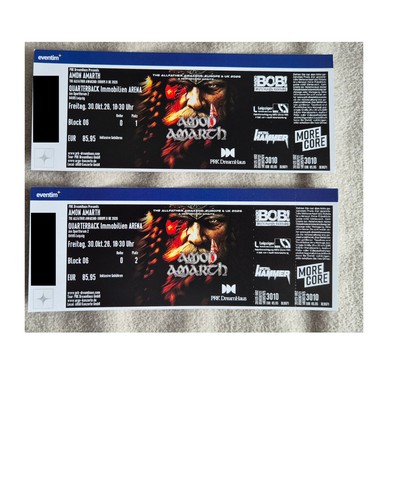Tickets amon amarth top - tickets,