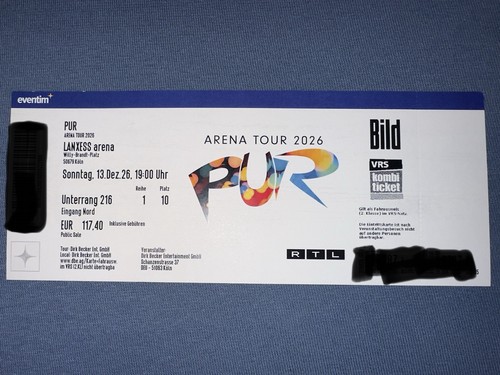 Pur arena tour 2026 ticket - 2026,