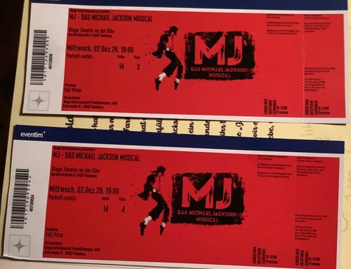 Tickets musical in - mj,