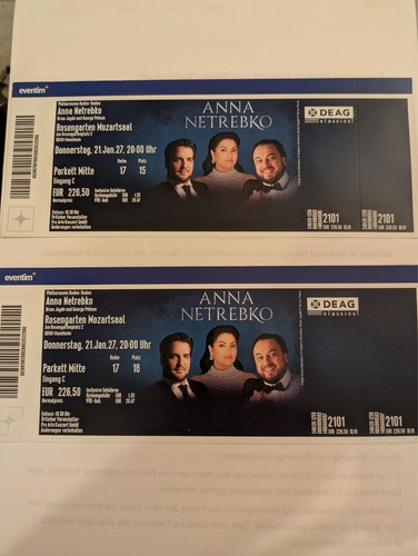 Konzert tickets anna netrebko - konzert,