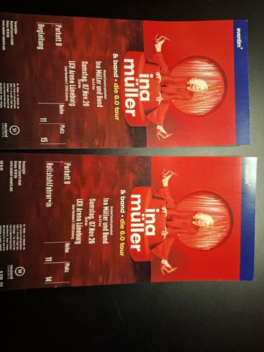 Konzerttickets ina müller - 2x,
