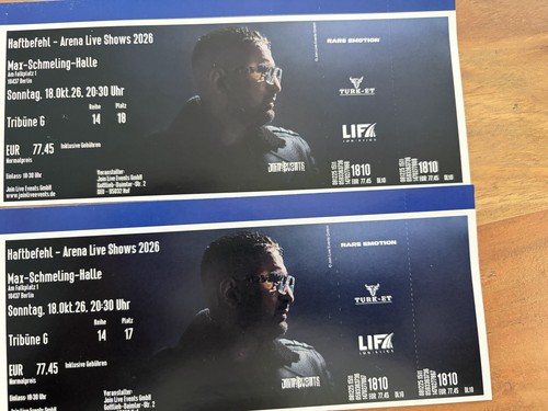 Haftbefehl tickets arena - tickets,
