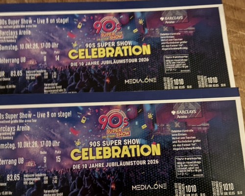 Tickets 90s super show - super,