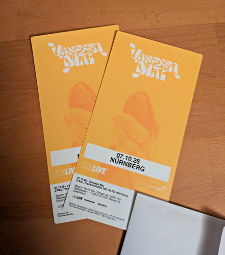 Tickets vanessa mai - vanessa,