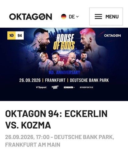 Tickets für oktagon - tickets,