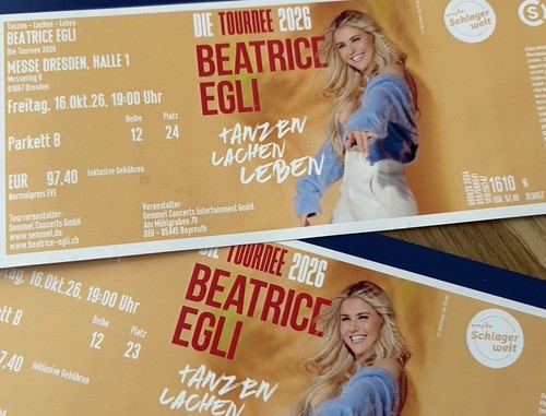 Beatrice egli tournee 2026 - tournee,