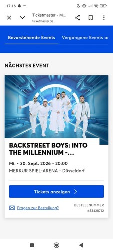 Backstreet boys konzert am - backstreet, konzert,