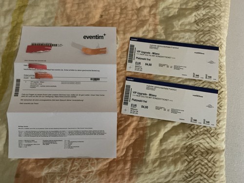 Vip sitzplatz ticket - ticket, milano￼