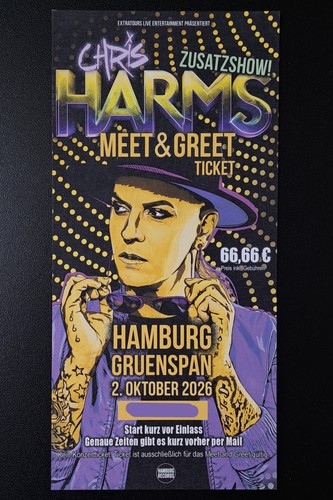 Meet greet ticket chris - greet,