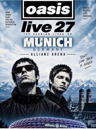 Oasis live sitzplatz - oasis, x