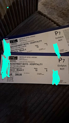 Backstreet boys tickets - backstreet,