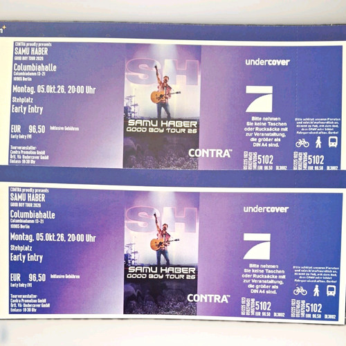 Samu haber tickets - samu, 2