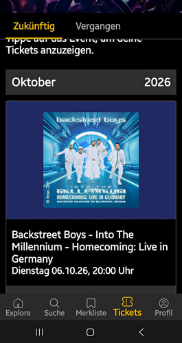 Backstreet boys tickets - 2x,