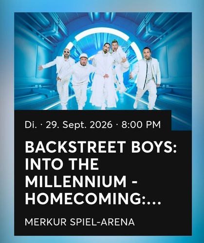 Tickets für backstreet boys - 2,