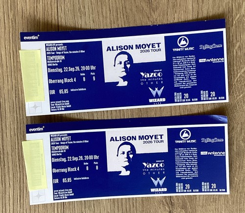 Tickets alison moyet - 2,