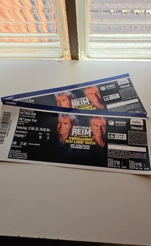 Tikets matthias reim - , trier