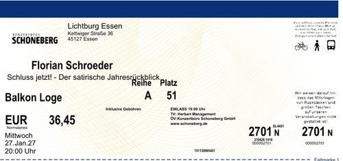 Tickets für florian - 2,