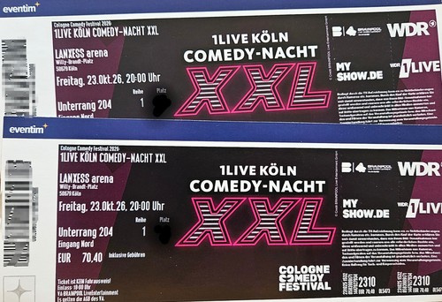 Tickets 1live comedy - comedy, nacht