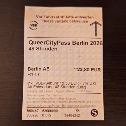 Vbb queercitypass berlin 2026 - queercitypass,