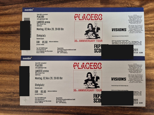 Placebo 30th anniversary tour - placebo,