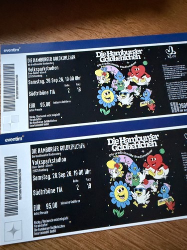 Tickets hamburger - 2,
